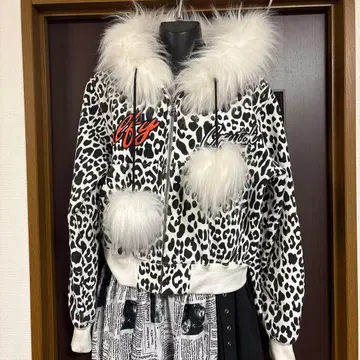 갈피 모든 걸을 위한 레오파드 무늬 후드티 후드티