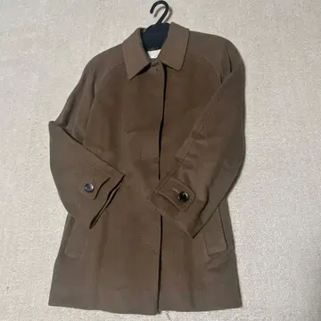 브라운 캐시미어 피코트