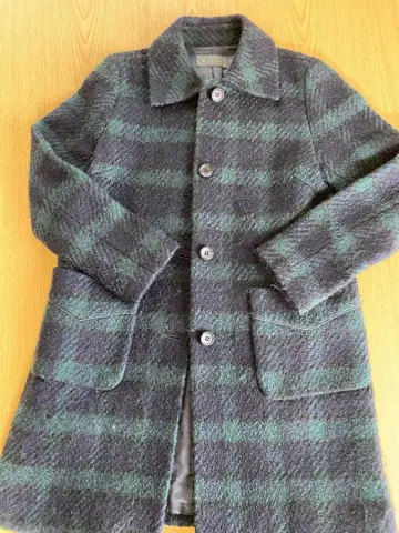 dinastie (베이크루즈) 체크 무늬 울 코트