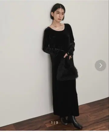 벨로아 롱 원피스