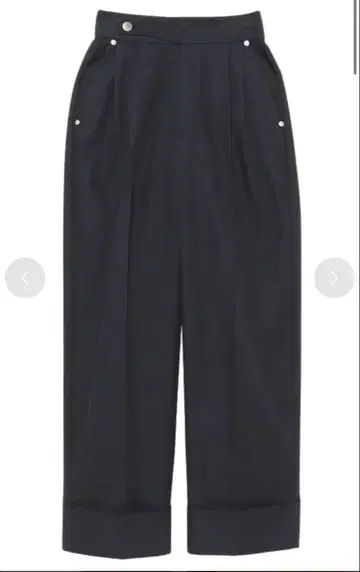 anuans 벨트 디자인 치노 팬츠