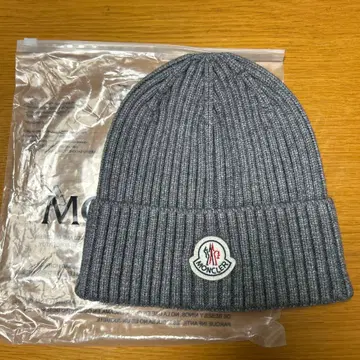 그레이 니트 모자 그레이 중고품