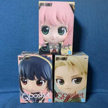 스파이 패밀리 Qposket 아냐 요르 로이드 피규어 3종 세트