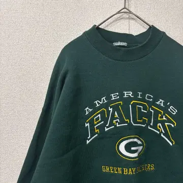 미국 빈티지 의류 맨투맨 두툼 미식축구 팀 XL 상당 3025