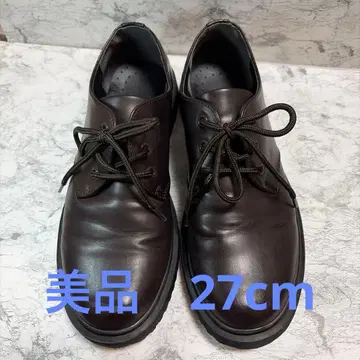 새상품급 브라운 가죽 캐주얼 슈즈