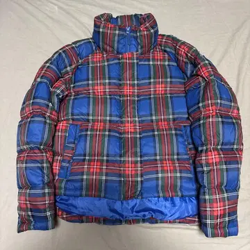 유니클로 다운 자켓 JW 앤더슨 블루 JW ANDERSON S