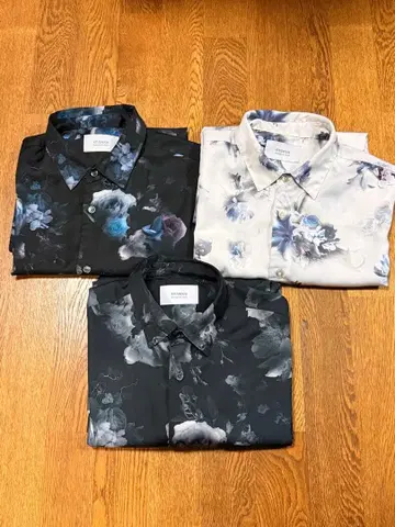 STUDIOUS 셔츠 묶음 판매 다크 플라워