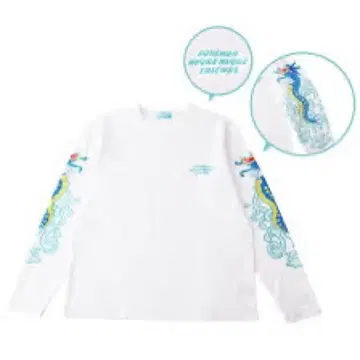 포켓몬 갸라도스 폭포오르기 롱 T 셔츠