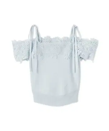 스나이델 레이스 콤비 하프 슬리브 니트 풀오버