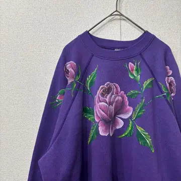 미국 빈티지 의류 맨투맨 레트로 프린트 디자인 L 상당 3021