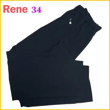 [ Rene ] 르네 34 블랙 사이드 지퍼 포켓 팬츠