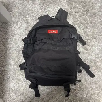 엑스걸 Xgirl 블랙 백팩 출퇴근 통학용 백 팩