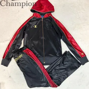 레어 Champion 셋업 마사토 모델 금 블랙 저리 상하의 L