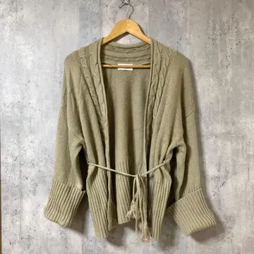 willfully 위르프리 니트 가디건 나일론 모 F