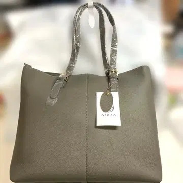 새상품 소가죽 토트백 애쉬 그레이 비타페리체 출퇴근 통학