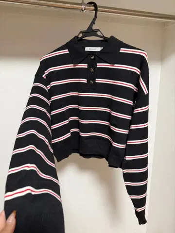 MOUSSY 스트라이프 니트 스웨터 프리 사이즈