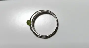 실버 반지 그린 스톤 925