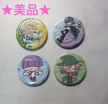 뿌요뿌요 캔뱃지 4개 세트 - 키리 사사키 마구로 로키아 디넬아