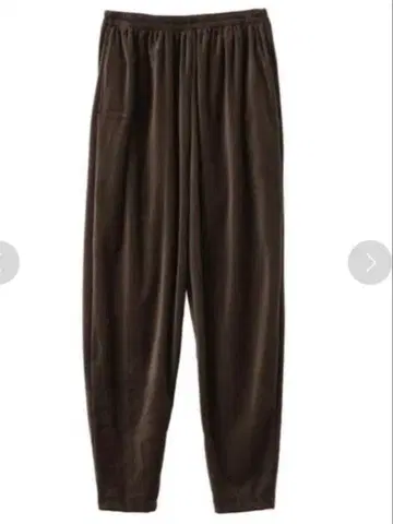 SEA 벨로아 팬츠 브라운