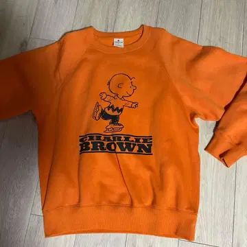 찰리 브라운 오렌지 트레이닝복 L 사이즈