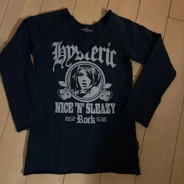 HYSTERIC GLAMOUR V넥 긴팔 티셔츠