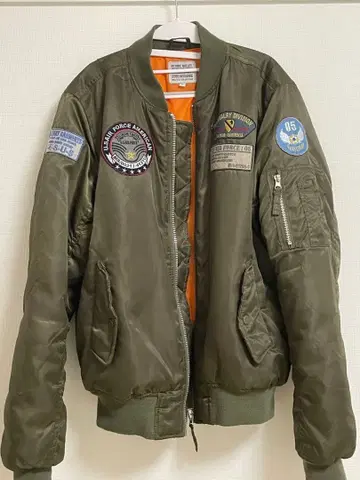 MA-1 플라이트 자켓 올리브 그린