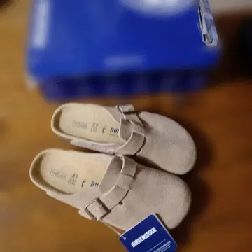 BIRKENSTOCK 베이지 사보 샌들 37 23.5 cm