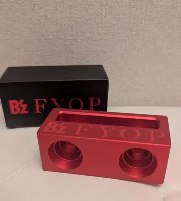 미사용 B'z FYOP 앨범 부속품 메탈 스마트폰 스피커 RED
