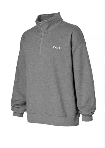 XEXYMENS 프렌치 테리 하프 지퍼 맨투맨