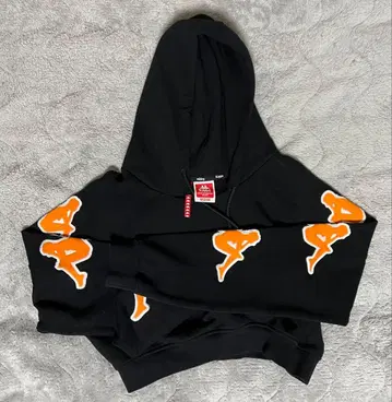 Kappa 크롭 후드티 L 맨투맨