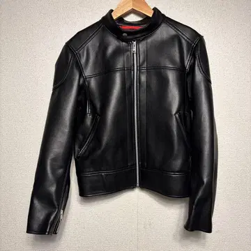 GU x beautiful people 싱글 라이더 자켓 블랙