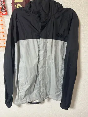 THE NORTH FACE 나일론 자켓 L 블랙/그레이