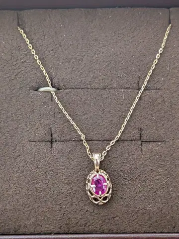 agete 루비 목걸이 웹샵 한정 상품