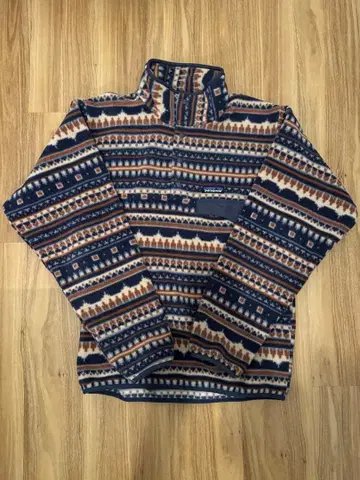 patagonia 신틸라 스냅T 올 패턴 플리스 자켓 XS
