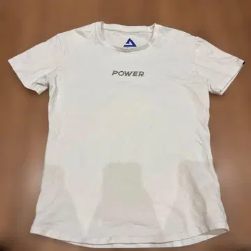 나카야마 킨니쿤 POWER 로고 화이트 T셔츠