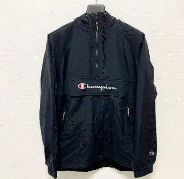 챔피온 나일론 자켓 후드티 아노락 L 블랙