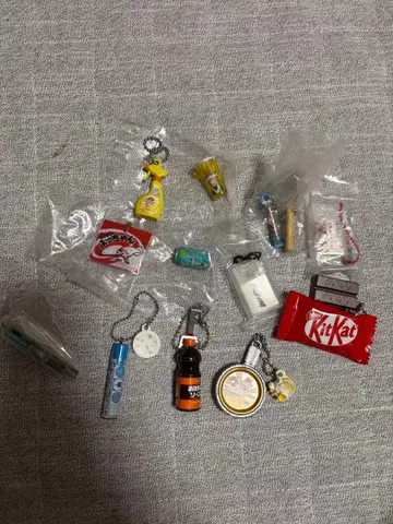 미니어처 식품 키링 세트