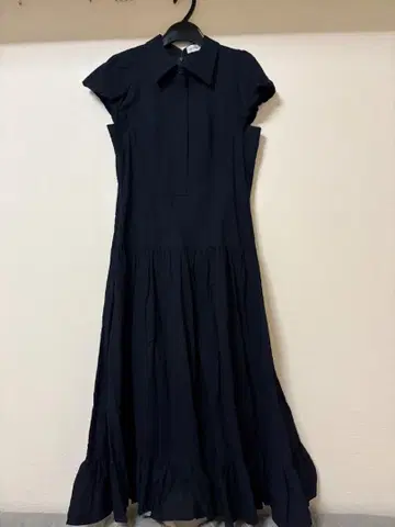 아베닐 에투알 네이비 롱 셔츠 원피스 34