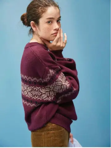 herill 헤릴 Blacksheep Snow Ragg 스웨터