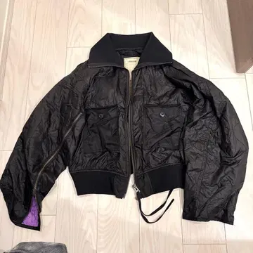 etsinta 리메이크 스탠드 카라 zip 블루종