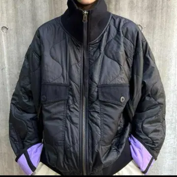 etsinta 리메이크 스탠드 카라 zip 블루종