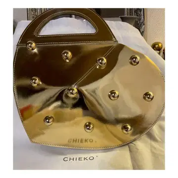 chieko+ 치에코플러스 하트스터드 백 골드