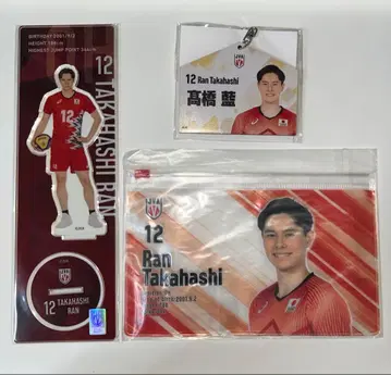 배구 일본 대표 타카하시 란 아크릴 스탠드 에마풍 키링 멀티 케이스