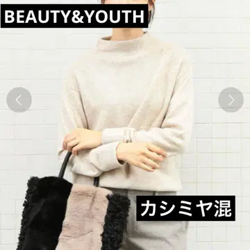 BEAUTY&YOUTH UNITEDARROWS 캐시미어 보틀넥 니트