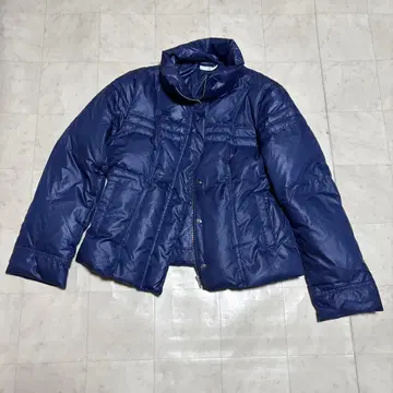 [ 새상품급 ] 센슈카이 여성용 네이비 숏 기장 다운 자켓 LL