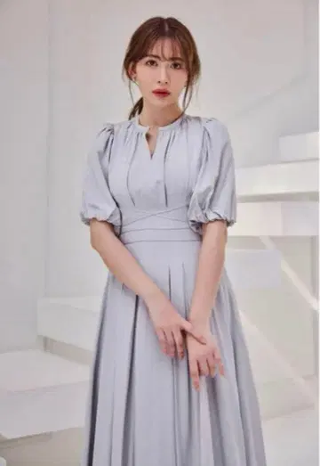 Herlipto Fountain Lace Up Bow Dress