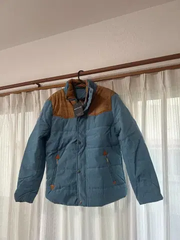 MANVEL OUS 패딩 자켓 M 스카이블루 방한 새상품급