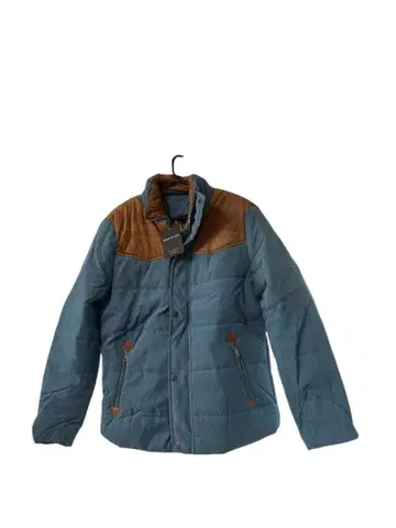 미사용 새상품 패딩 자켓 M 스카이블루 방한 새상품급