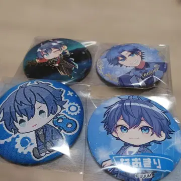 컬러풀 피치 묶음 판매 나오키리 캔뱃지 4개 세트