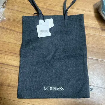 NOUNLESS 다크 그레이 토트백 새상품